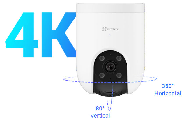 Cámara EZVIZ H8C Pro 4K 8MP Wifi Visión Nocturna 360° PTZ imagen 2