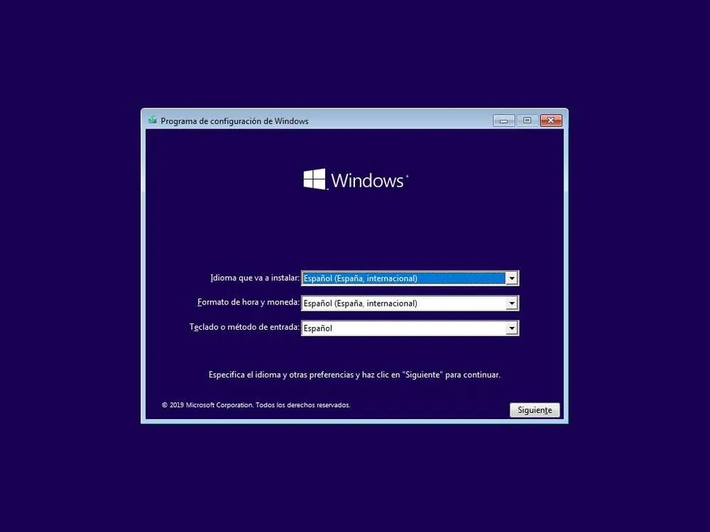 Instalación de Windows 10 / 11