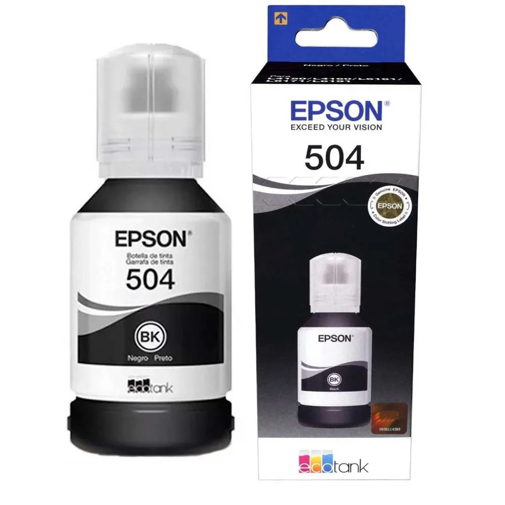 Tinta Epson T504 Black 127ml