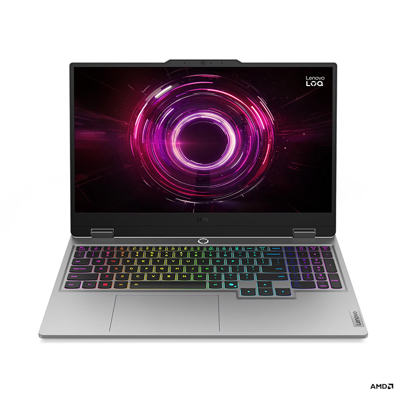 Laptop Lenovo GAMING LOQ 15AHP10 RYZEN 7 - 250 3,3/5,1 GHz, 16GB DDR5, SSD 512GB NVMe, T.Video RTX 5050 8 GB, LED 15.6"  FHD (1920x1080), Wcam 1080P, Teclado en español, SO.Free