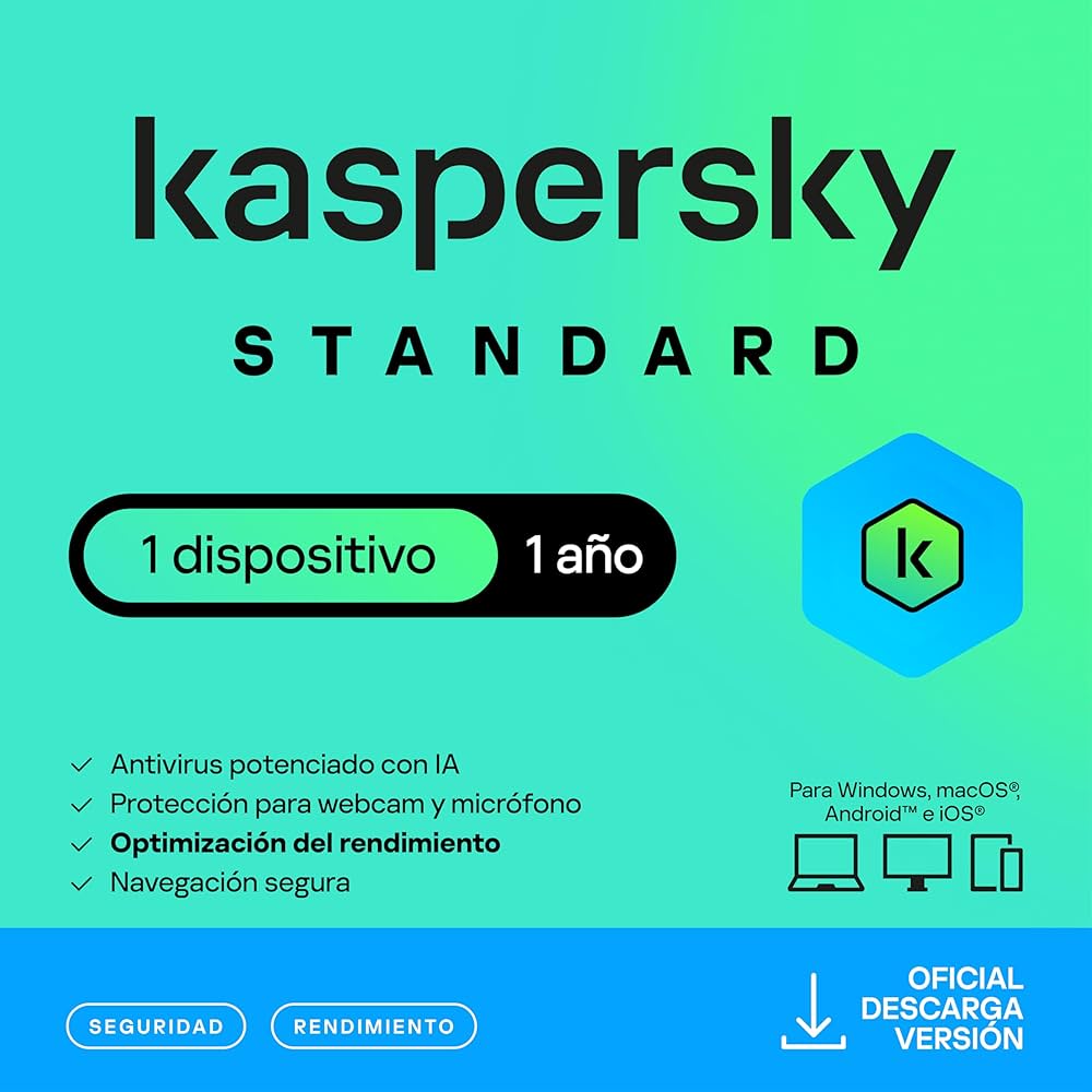 Kaspersky Standard Antivirus 1 dispositivo